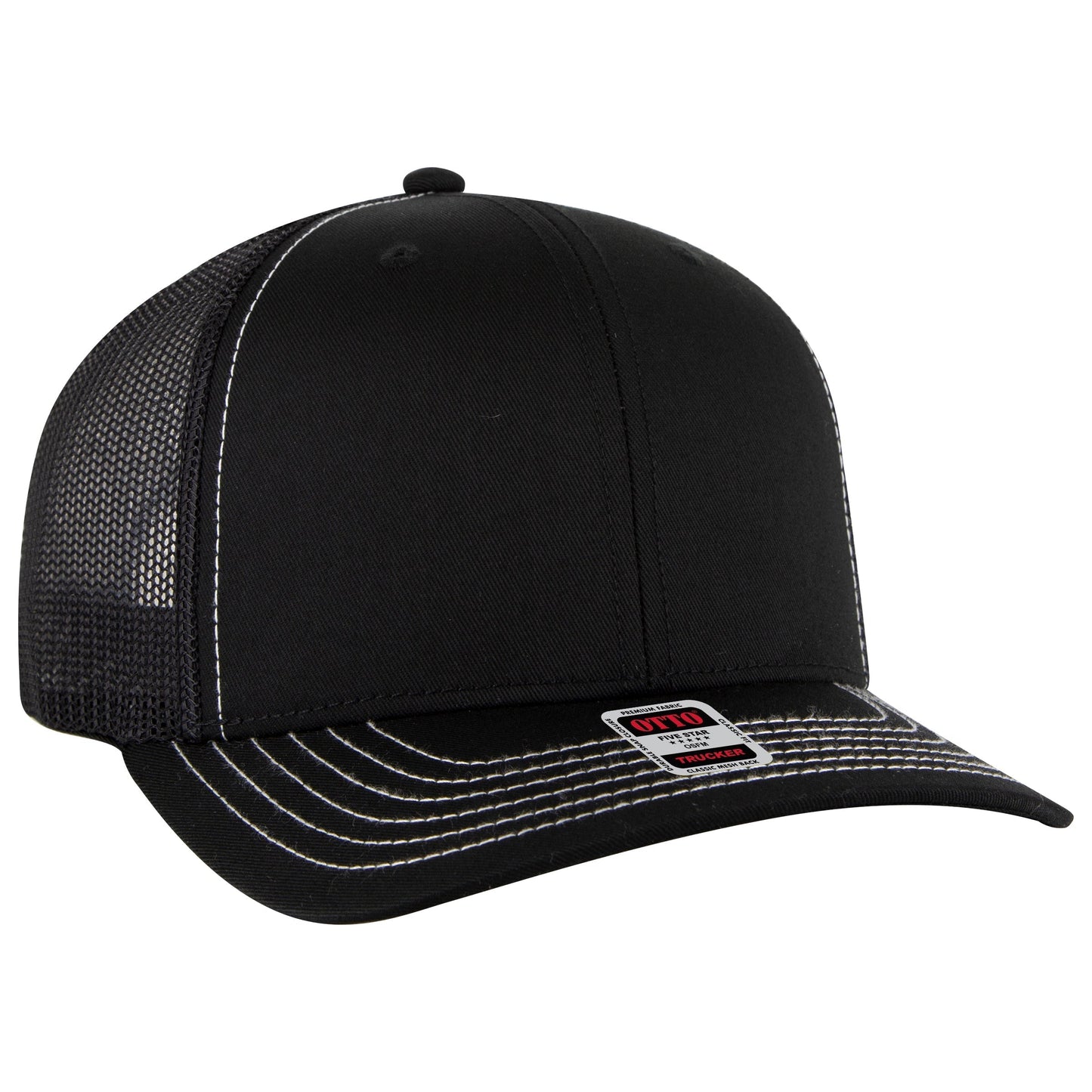 [12 pack] Leather Patch 112 Trucker Snapback