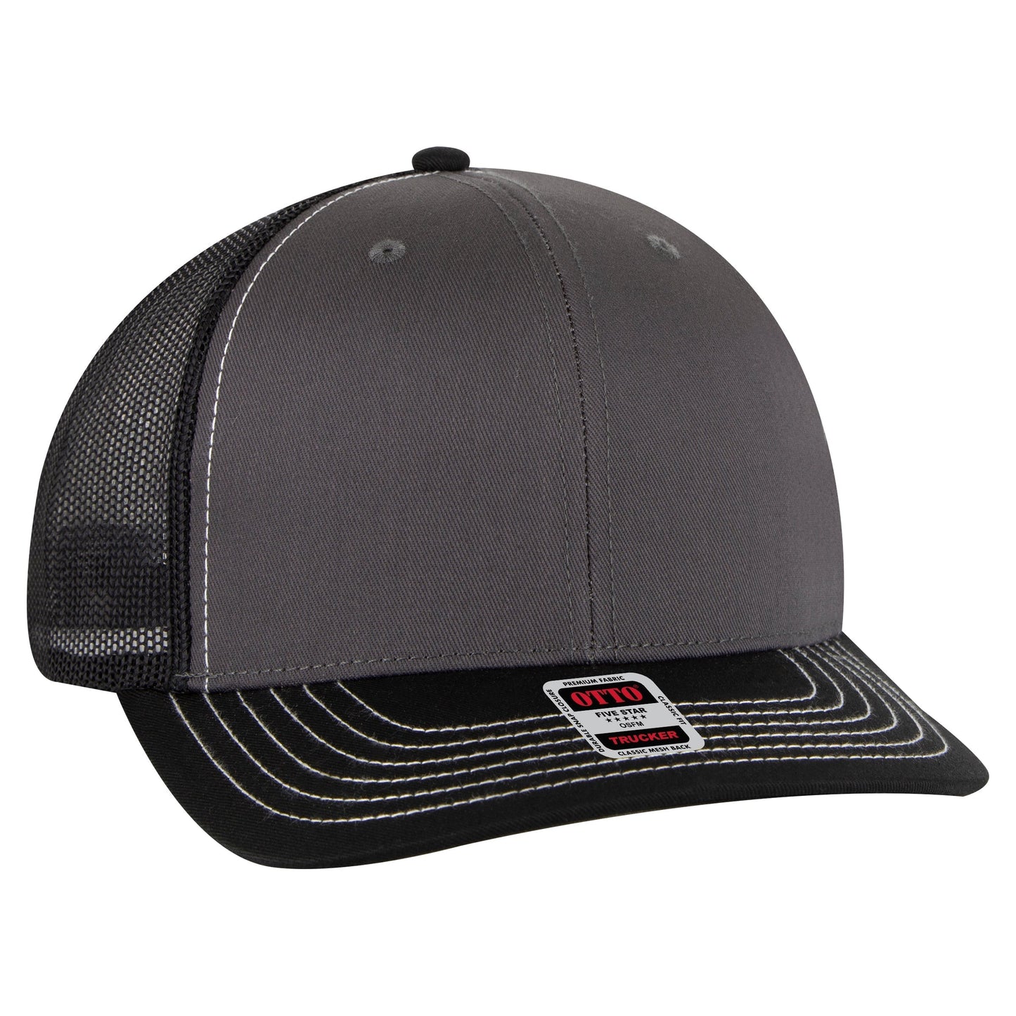 [12 pack] Leather Patch 112 Trucker Snapback