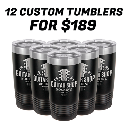 20oz Engraved Tumbler [12 Pack]