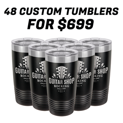 20oz Engraved Tumbler [48 Pack]